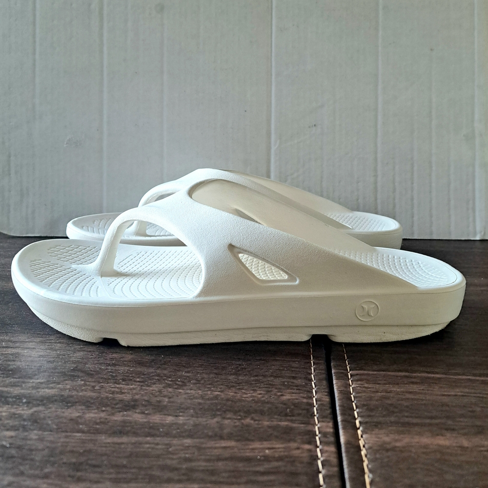 Hurley White Flip-Flops Men's Size 12